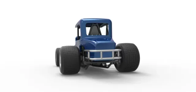 Vintage Sprint car Version 2 Scale 1:25 — Фото 15 из 31