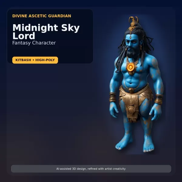 Stylized Mythic Character Pack – Kitbash High-Poly Collection — Фото 4 из 22