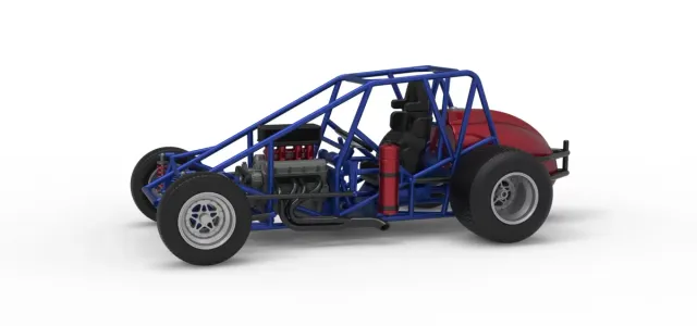 Dirt Silver Crown Car Base Scale 1:25 — Фото 30 из 30