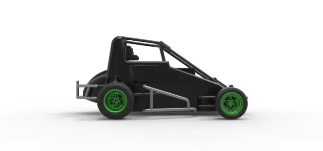 Pavement Midget car Scale 1:25 — Фото 22 из 31