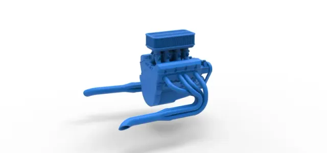 Engine of Silver Crown Car Scale 1:25 — Image 14 of 19