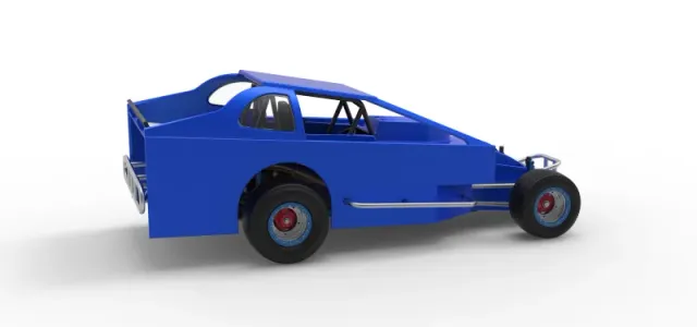 Northeast Dirt Modified stock car Version 2 Scale 1:25 — Фото 20 из 30