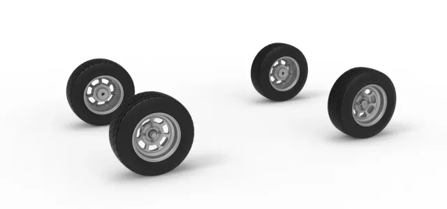 Wheel Set of Mod Lite Race car Scale 1:25 — Image 12 of 12