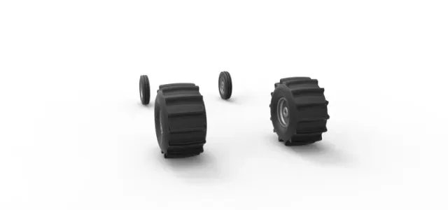 Wheel set of Dirt Dragster Scale 1:25 — Image 9 of 12