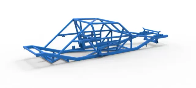 Frame of Vintage Asphalt Modified stock car Version 3 Scale 1:25 — Фото 15 из 20