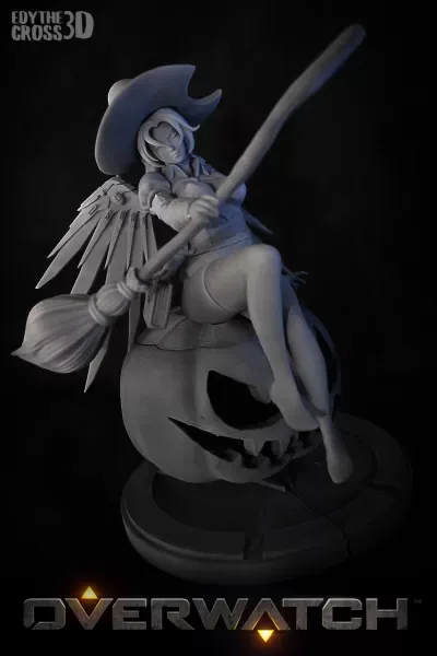 Witch Mercy 3D print — Image 3 of 3