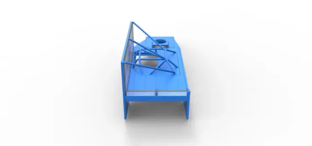 Shell of Asphalt Modified stock car with side wing Scale 1:25 — Image 13 of 27