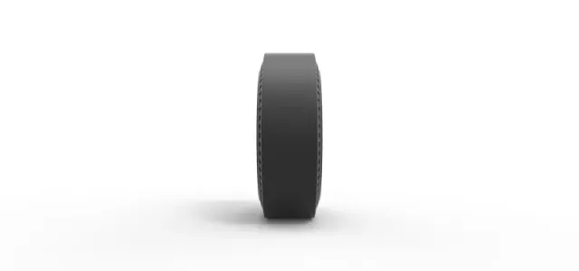 Whitewall rear tire of vintage dragster Version 1 Scale 1:25 — Фото 4 из 10