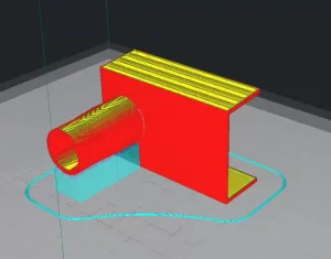 GREENHOUSE WATER DRAIN ADAPTER FOR THE RAIN GUTTER. 40/20MM