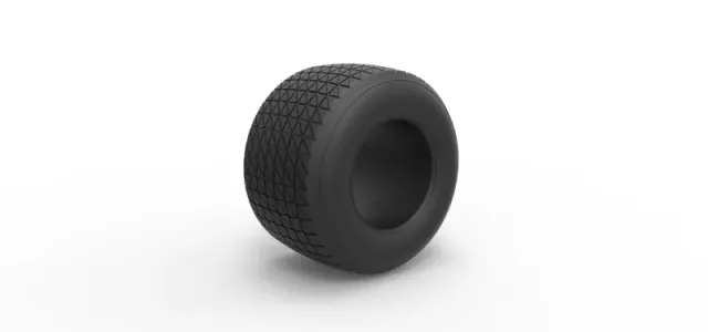 Diecast Dirt Sprint racing tire 15 Scale 1:25 — Фото 2 из 8