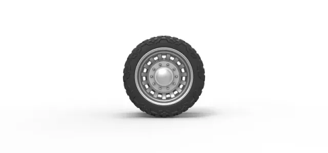 Diecast Rear semi wheel for pickup Version 16 Scale 1:25 — Фото 5 из 12