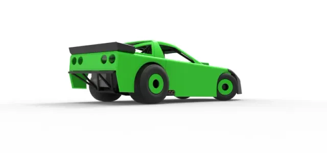 New Zealand Super Saloon race car while turning Scale 1:25 — Фото 19 из 31