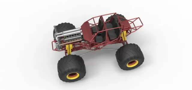 Monster truck base Version 3 Scale 1:25 — Image 4 of 26