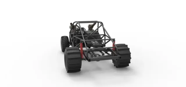 Uphill Sand Racing Dragster Base Version 3 Scale 1:25 — Фото 13 из 26