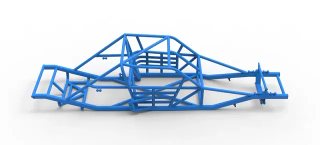 Frame of Vintage Asphalt Modified stock car Version 3 Scale 1:25 — Фото 17 из 20
