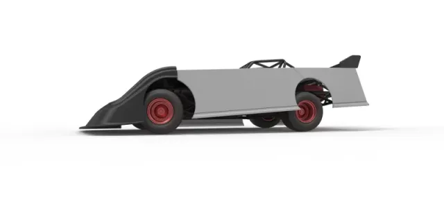 Super Dirt Late model while turning Version 2 Scale 1:25 — Фото 2 из 31