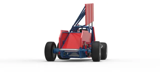 Winged Sprint car Version 2 Scale 1:25 — Фото 6 из 30