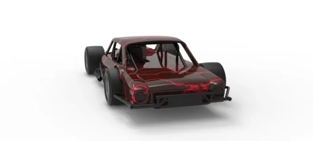 Vintage Asphalt Modified stock car V13 Scale 1:25 — Фото 14 из 30