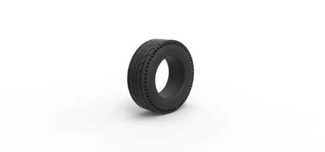 Diecast rear tire of vintage dragster Version 6 Scale 1:25 — Image 2 of 8