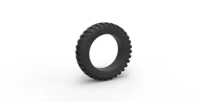Diecast military tire 6 Scale 1 to 10
