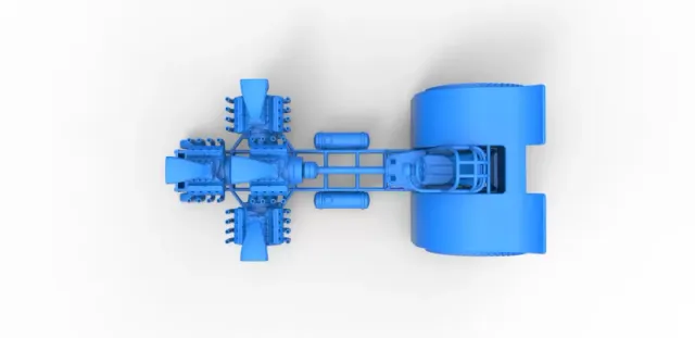 Diecast Pulling tractor with 4 engines V8 Version 6 Scale 1:25 — Image 20 of 31