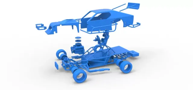 Asphalt Modified stock car Version 2 Scale 1:25 — Фото 28 из 30