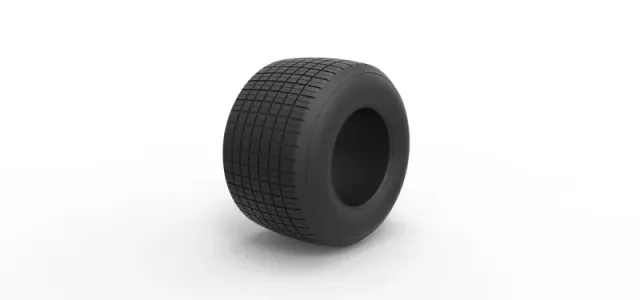 Diecast Dirt Sprint racing tire 13 Scale 1:25 — Фото 2 из 8