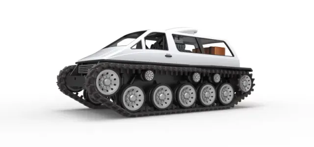 Vintage Monster tank Version 6 Scale 1:25 — Image 2 of 30