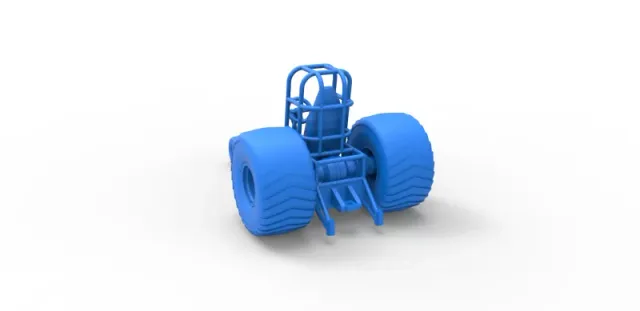 Diecast Chassis of Mini Rod pulling tractor Scale 1 to 25 — Фото 22 из 31