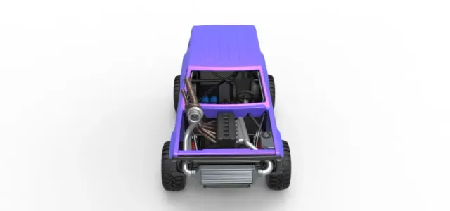 Uphill Sand Racing Dragster Version 2 Scale 1:25 — Фото 8 из 31