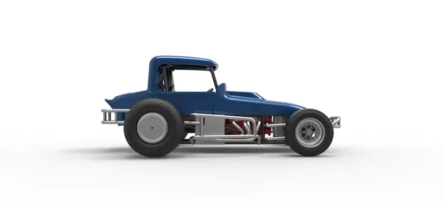Vintage Sprint car Version 2 Scale 1:25 — Фото 22 из 31