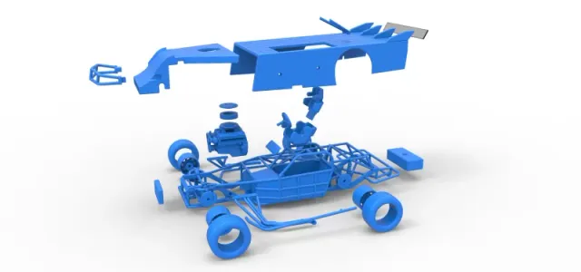 Asphalt Modified stock car Version 5 Scale 1:25 — Фото 28 из 30