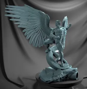X-Men ANGEL 3D Printed STL File - High-Quality Design