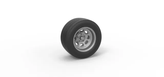 Wheel from Asphalt Modified stock car Version 5 Scale 1:25 — Фото 11 из 11