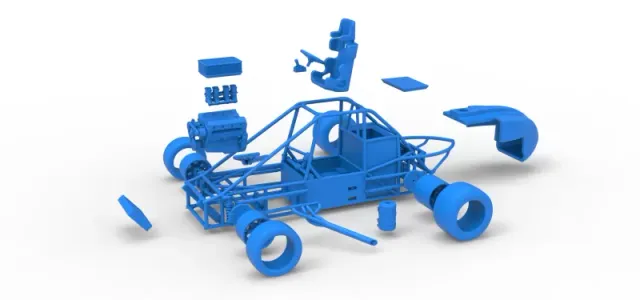 Experimental Pavement Silver Crown Car Base Version 3 Scale 1:25 — Фото 24 из 26