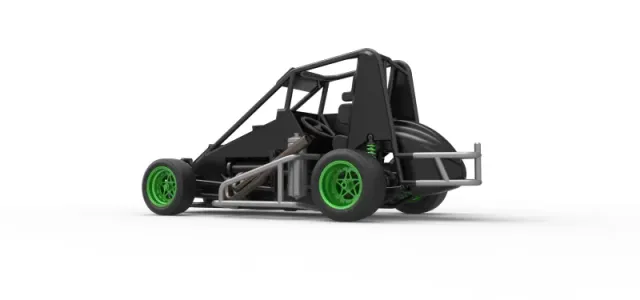 Pavement Midget car Scale 1:25 — Фото 13 из 31