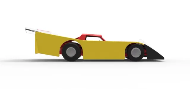 Vintage Dirt late model Race car Version 5 Scale 1:25 — Фото 22 из 30