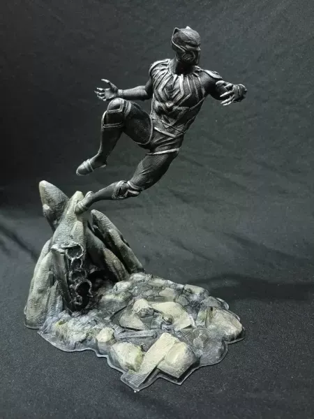 Black Panther Diorama Marvel Print Model 3D STL — Фото 4 из 9