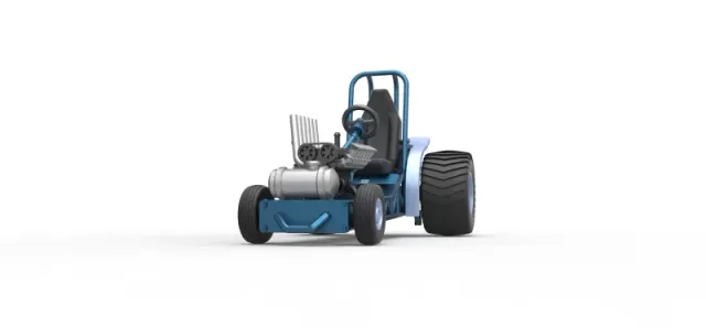 Diecast Mini Rod pulling tractor 9 Scale 1:25 — Image 4 of 31