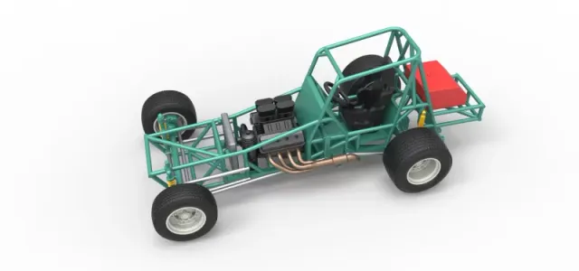 Vintage Northeast Dirt Modified stock car Base Scale 1:25 — Image 4 of 31