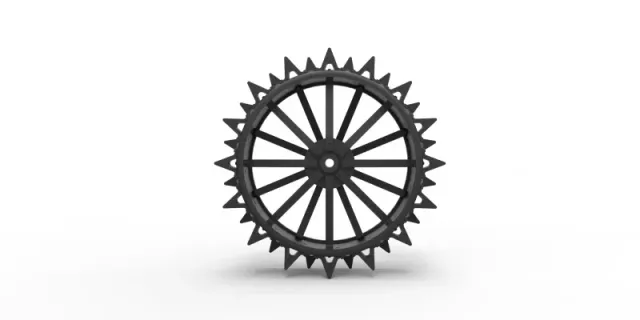 Diecast Rear wheel from old tractor — Фото 4 из 4