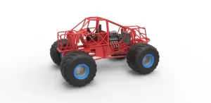 Diecast Monster truck base Scale 1:25