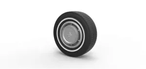 Diecast Car wheel 7 Scale 1 to 10