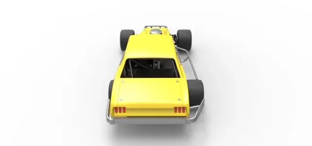 Vintage Asphalt Modified stock car V8 Scale 1:25 — Фото 17 из 30