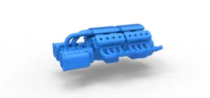 Diecast engine 2 V8 Version 7 Scale 1:25