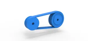 Belt drive Scale 1:16