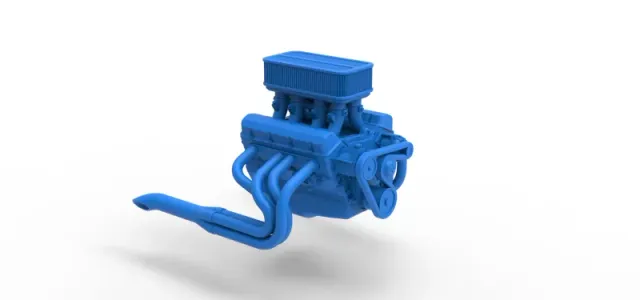 Engine of Silver Crown Car Scale 1:25 — Image 15 of 19