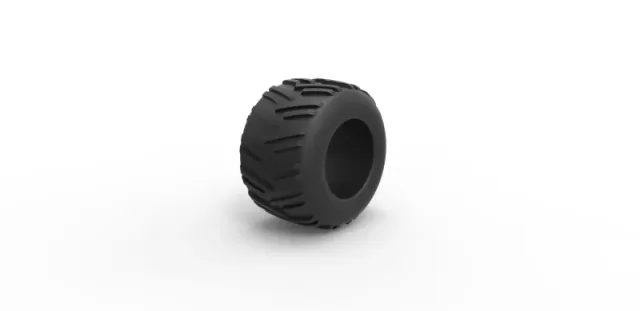 Diecast old school pulling truck tire 3 Scale 1:25 — Image 2 of 9