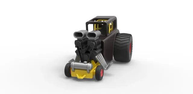 Diecast Mini Rod pulling tractor 5 Scale 1:25 — Image 3 of 31
