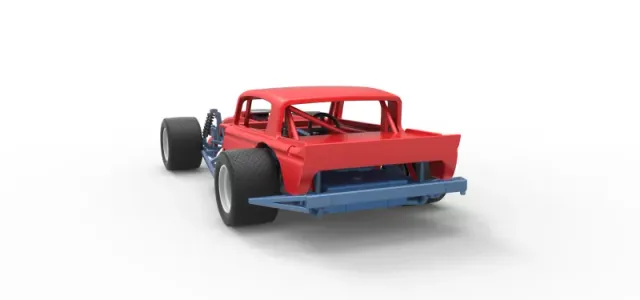Vintage Asphalt Modified stock car V9 Scale 1:25 — Фото 14 из 29
